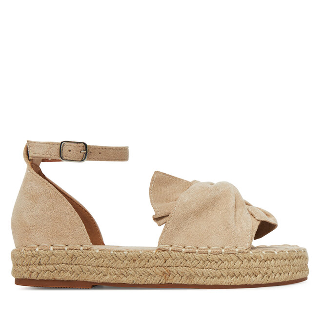Espadryle DeeZee 8-807-1 Beżowy - kobiece