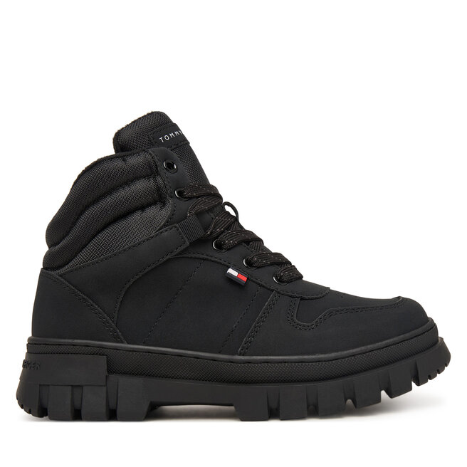 Trzewiki Tommy Hilfiger T3X5-35292-0316 M Czarny - chłopięce