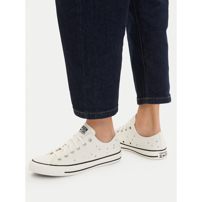 Trampki Converse Chuck Taylor All Star Mini Studs A17872C Écru - kobiece