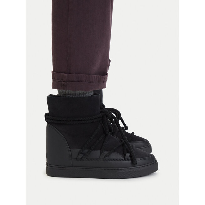 Śniegowce Inuikii Classic Wedge 1001.004.0042 Czarny - kobiece