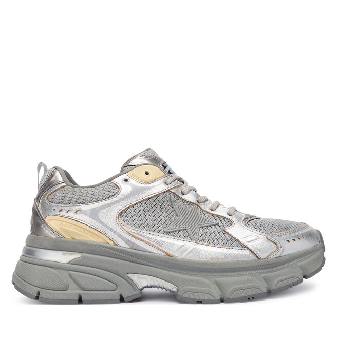 Sneakersy Golden Goose Lightstar GWF00724.F006475.70138 Srebrny - kobiece