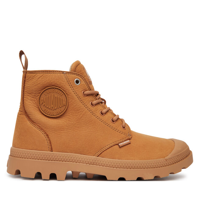 Trapery Palladium Pampahi Zip Nbk2 74981-252-M Brązowy - kobiece