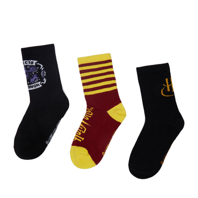 Skarpety długie Harry Potter CEO-ACCCS-AW26-308WBHP(3-PACK) Czarny - dziecięce