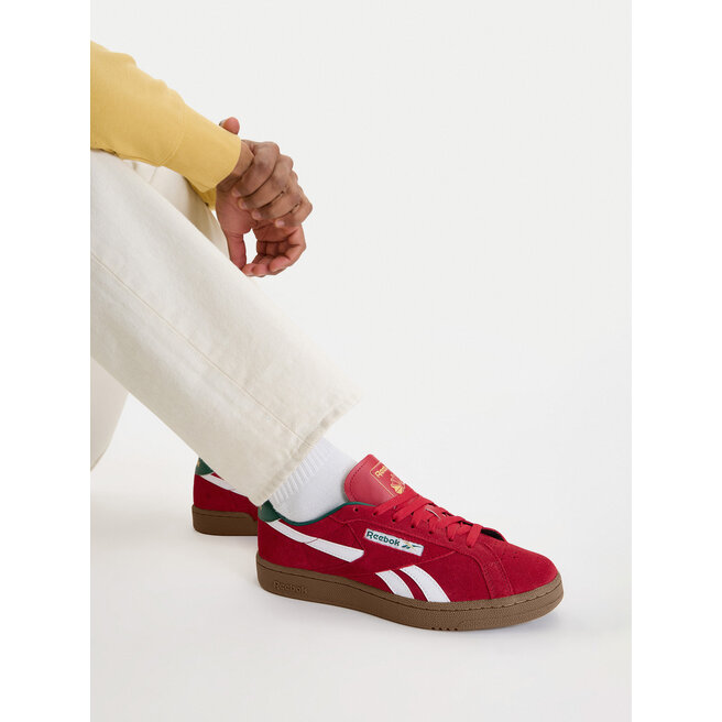 Sneakersy Reebok SS-CLUB C GROUNDS UK 100244996 Czerwony - męskie