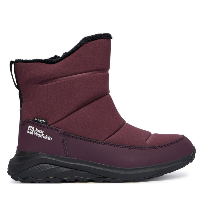 Śniegowce Jack Wolfskin Dromoventure Texapore Boot 4059881 Bordowy - kobiece