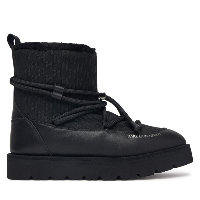 Śniegowce KARL LAGERFELD Thermo KL28546J Czarny - męskie