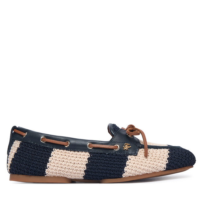 Mokasyny Tommy Hilfiger Th Flex FW0FW09506 Granatowy -