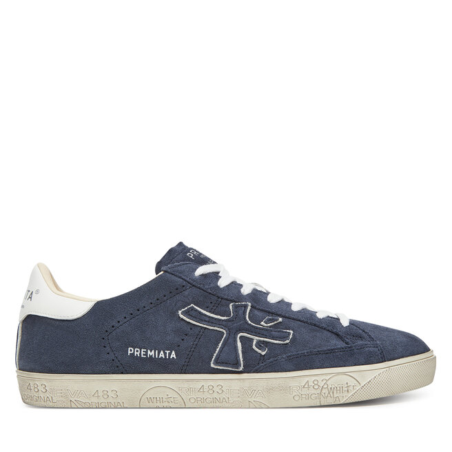 Sneakersy Premiata Steven Var 6643 Granatowy - męskie