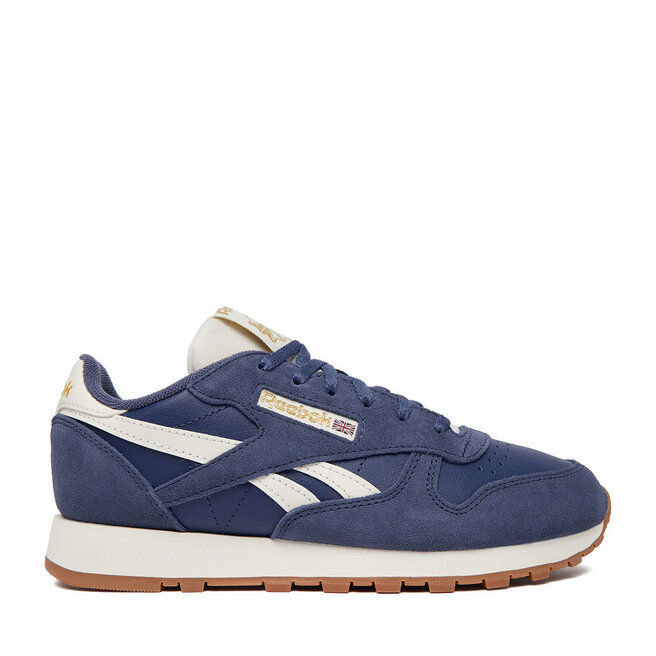Sneakersy Reebok EO-CLASSIC LEATHER 100272621 Granatowy - chłopięce