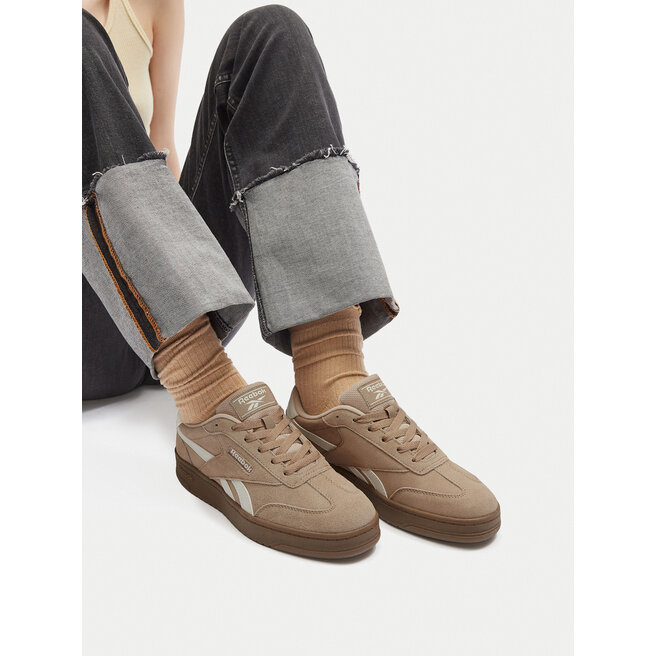 Sneakersy Reebok C-Forte Lounger Double AR30255WTCC Beżowy - kobiece