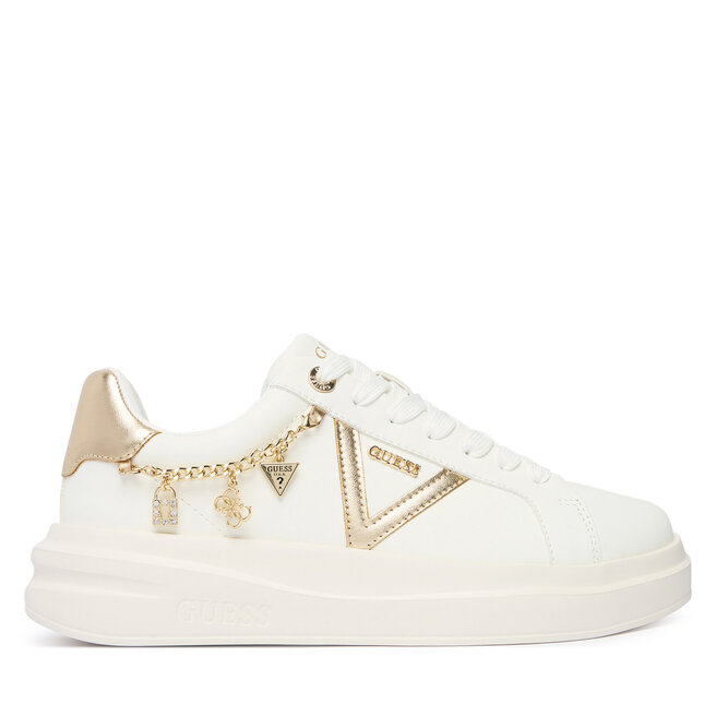 Sneakersy Guess FLTBTT LEA12 Biały - kobiece