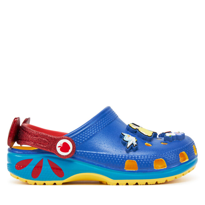 Klapki Crocs Snow White Classic Clog K 209495 Niebieski -