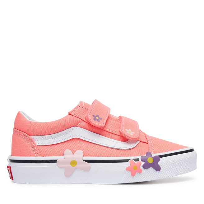 Tenisówki Vans Old Skool V Flower VN000Z6HGSB1 Różowy - dziewczęce