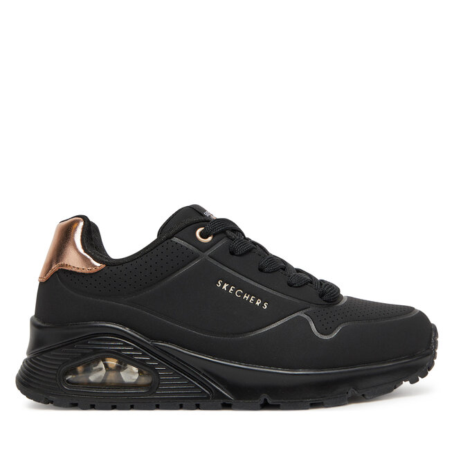 Sneakersy Skechers Uno Gen1 310545L/BBK Czarny - dziewczęce