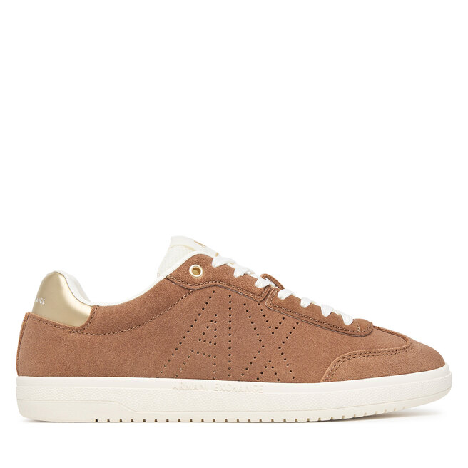 Sneakersy Armani Exchange XW002791 AF23058 M6460 Brązowy - kobiece