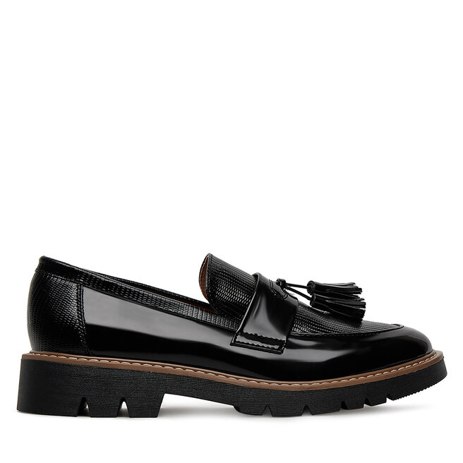 Loafersy Clara Barson WS6387-01 Czarny - kobiece