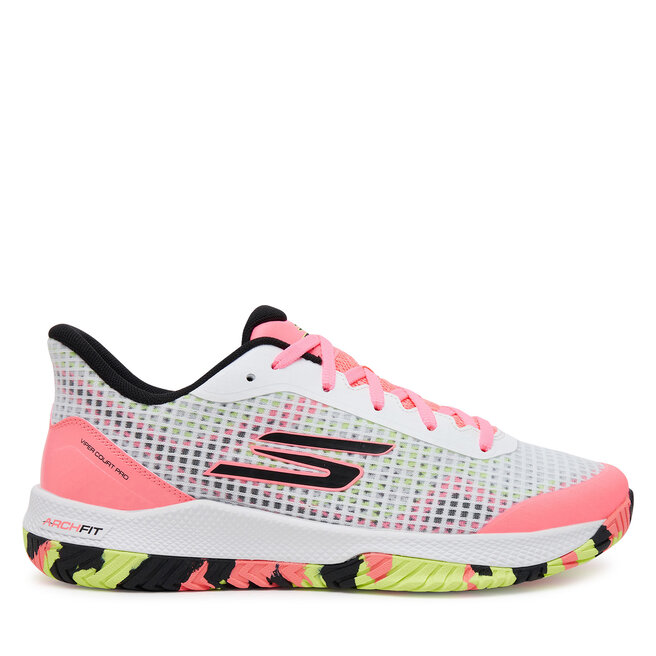 Buty do tenisa Skechers Viper Court Pro 246069/WMLT Biały - męskie