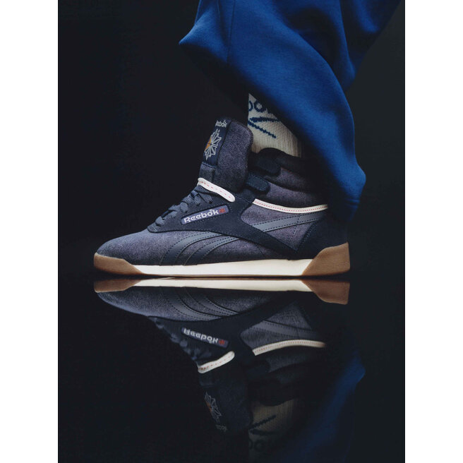 Sneakersy Reebok EO-F/S HI 100271726 Granatowy - kobiece