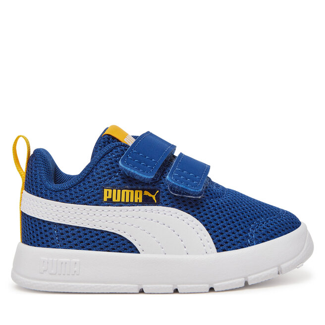 Sneakersy Puma Courtflex V3 Mesh Inf 398086 05 Niebieski - chłopięce