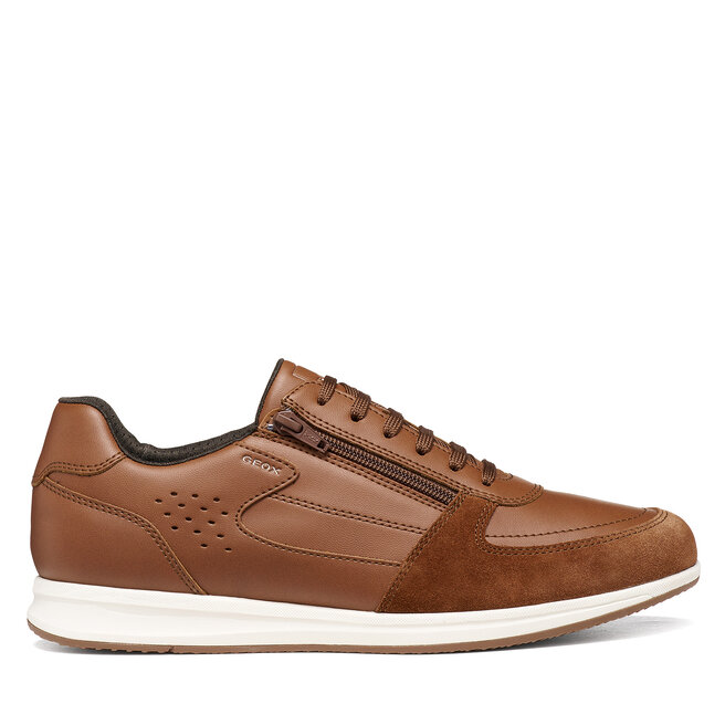 Sneakersy Geox U Avery U65H5A 0BC22 C6001 Brązowy - męskie