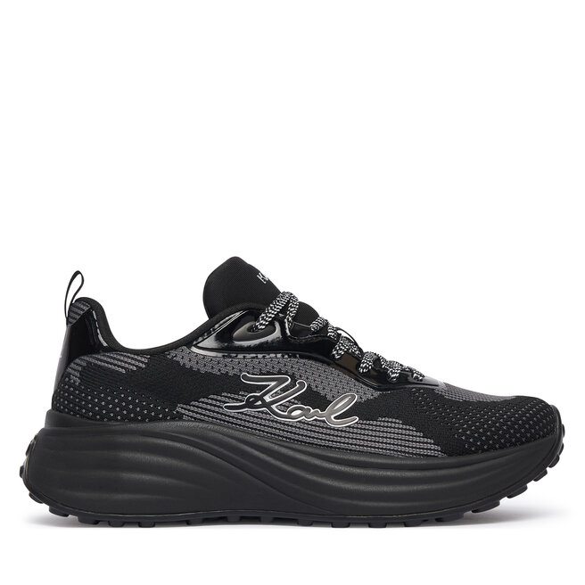 Sneakersy KARL LAGERFELD Krista KL64126 Czarny - kobiece