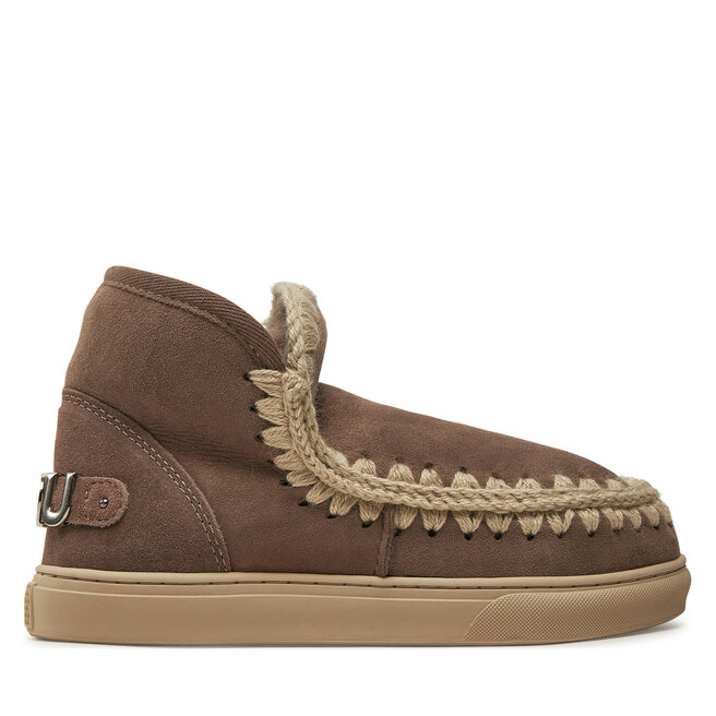 Śniegowce Mou Eskimo Sneaker Big Metal Logo FW111008A Brązowy - kobiece