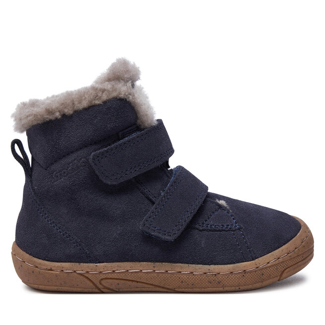 Kozaki Froddo Minni Suede G2110141-4 S Niebieski - chłopięce