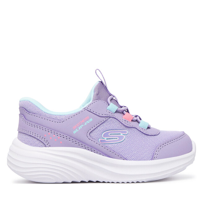 Sneakersy Skechers Bounder Pro - Step One 303690N/LAV Fioletowy jasny - dziewczęce