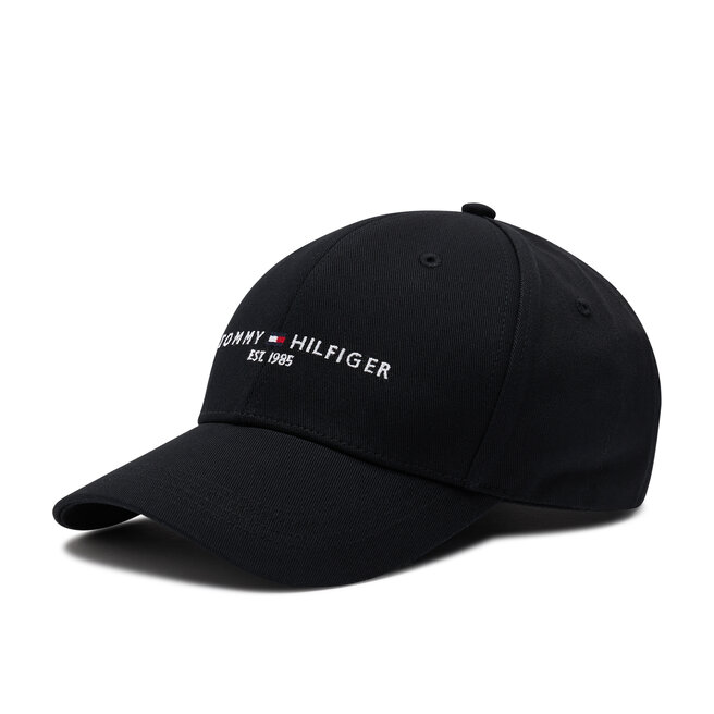 Czapka z daszkiem Tommy Hilfiger Th Established Cap AM0AM07352 Czarny -