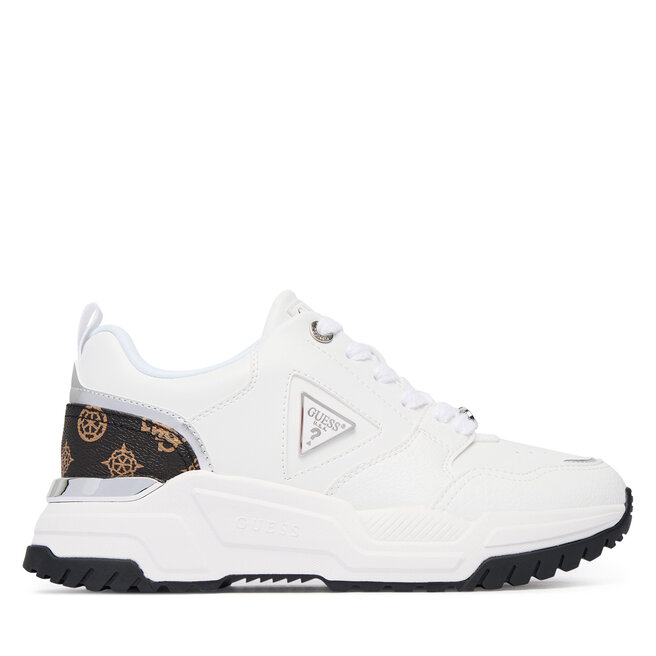 Sneakersy Guess FLFHEL ELE12 Biały - kobiece