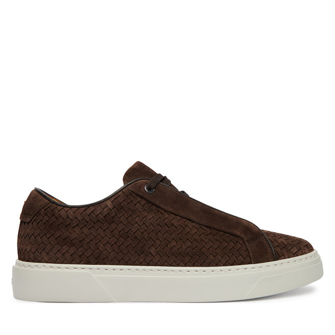Sneakersy BOSS Gary 50560680 Brązowy - męskie