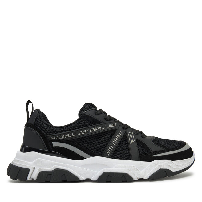 Sneakersy Just Cavalli 78QA3SH5 ZSC48 Czarny - męskie