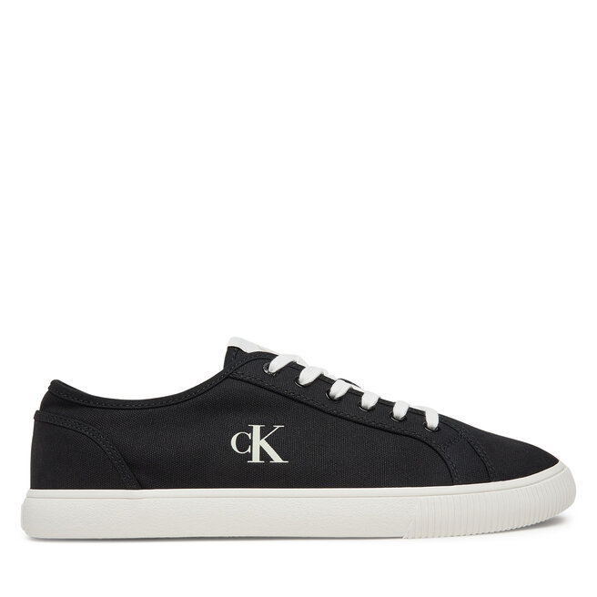 Tenisówki Calvin Klein Jeans Ess Vulc Low Mg Canvas YM0YM01209 Czarny - męskie