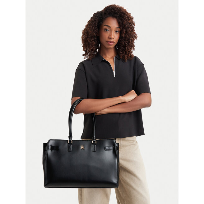 Torebka Tommy Hilfiger AW0AW19069 Czarny -
