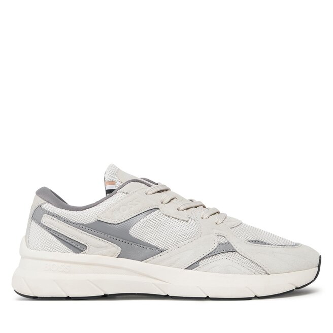 Sneakersy Boss Owen 50504238 10254496 01 Beżowy - męskie