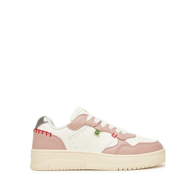 Sneakersy Geox J Lestrella J56NLC 000BC C0674 D Biały - dziewczęce