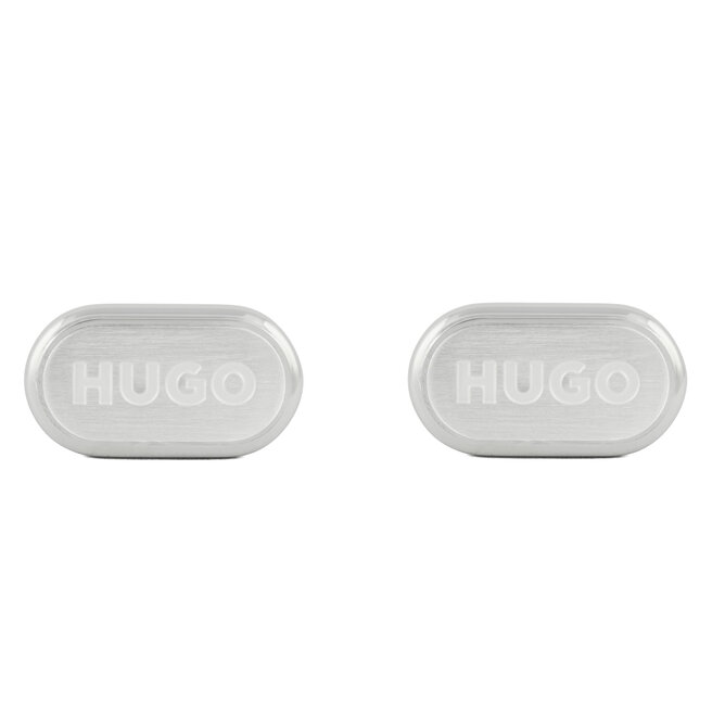 Spinki do mankietów HUGO E-Classic 50494892 Srebrny -
