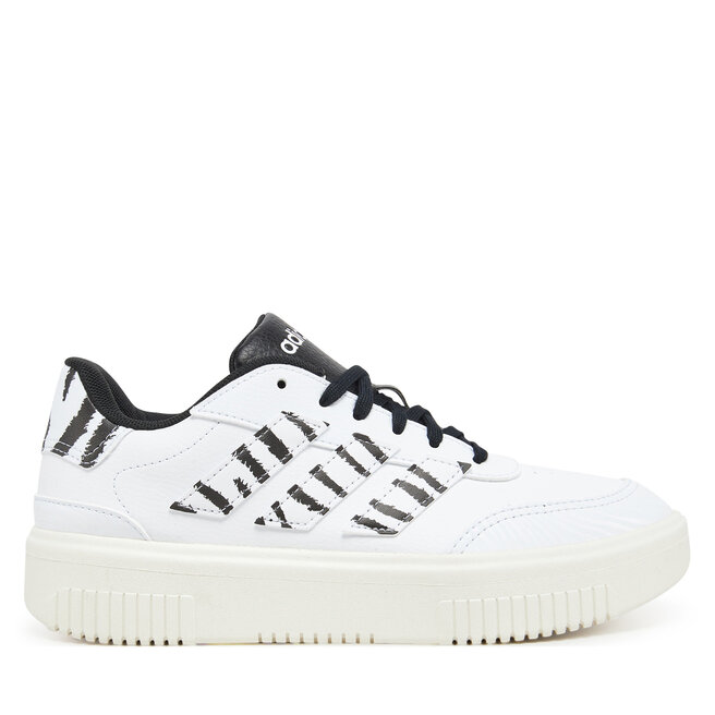 Sneakersy adidas Courtblock JI2210 Biały - kobiece