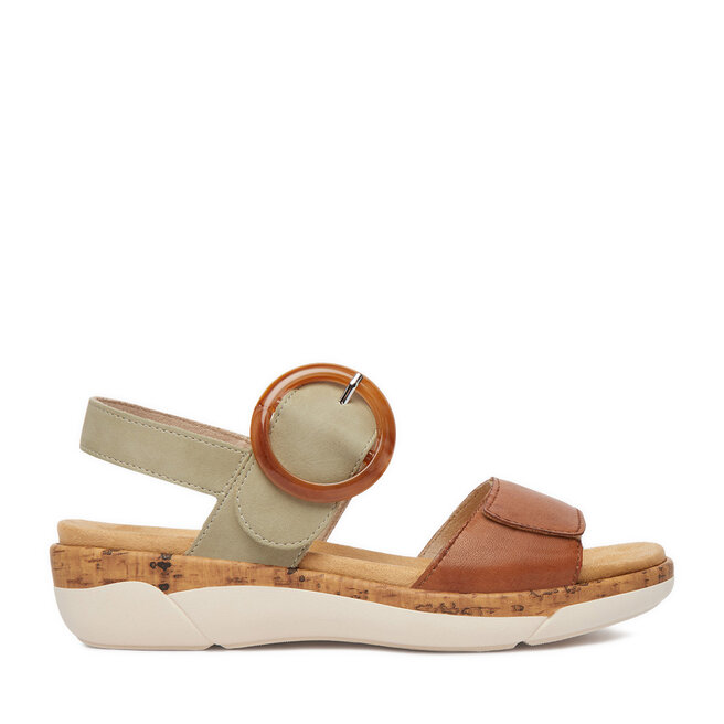 Sandały Remonte CEO-R6853-24 Zielony - kobiece