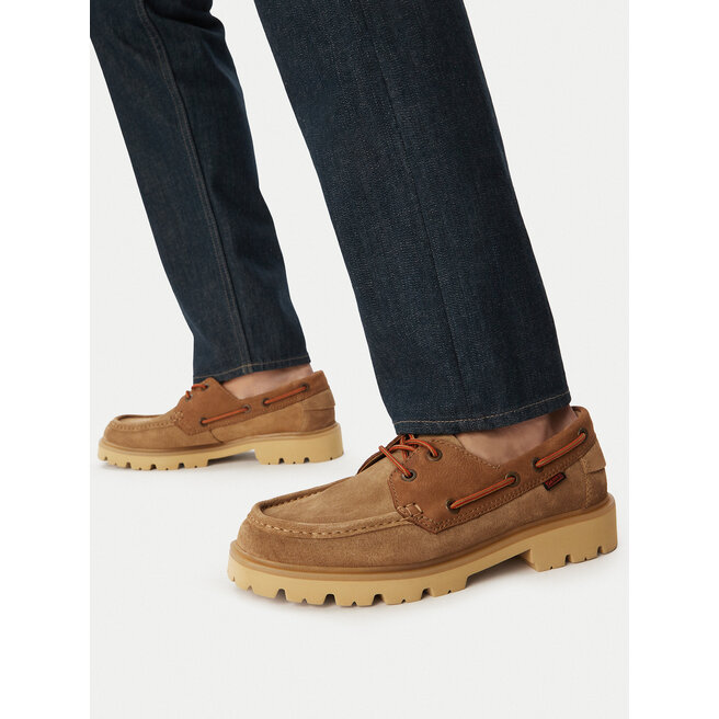 Loafersy Clarks Cleyhill Boat 26186178 Beżowy - męskie