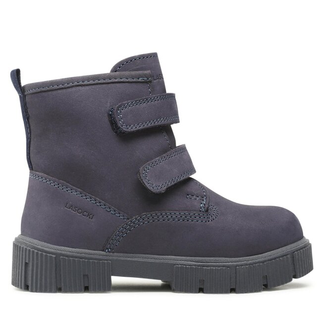 Kozaki Lasocki Kids CI12-VELLA-01(III)CH Granatowy - chłopięce