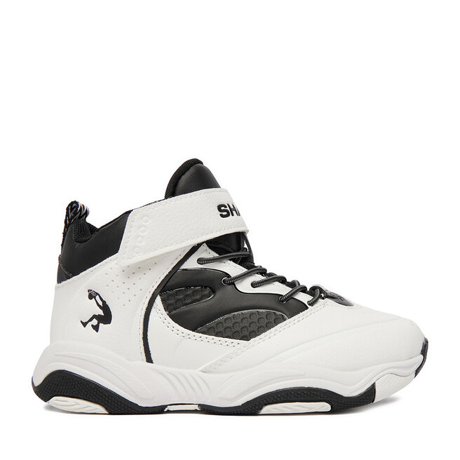 Buty do koszykówki SHAQ C-SPIN MOVE AQ95001Y-WZ Biały - dziecięce