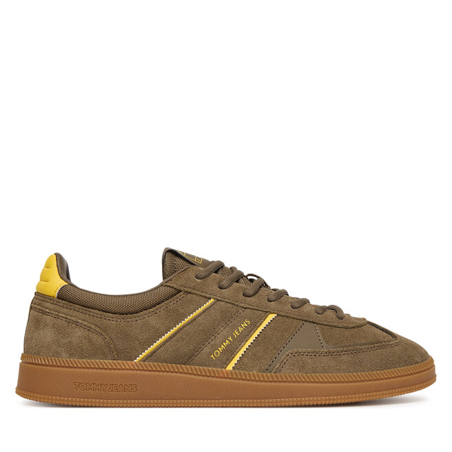Sneakersy Tommy Jeans The Greenwich Edge EM0EM01609 Brązowy - męskie