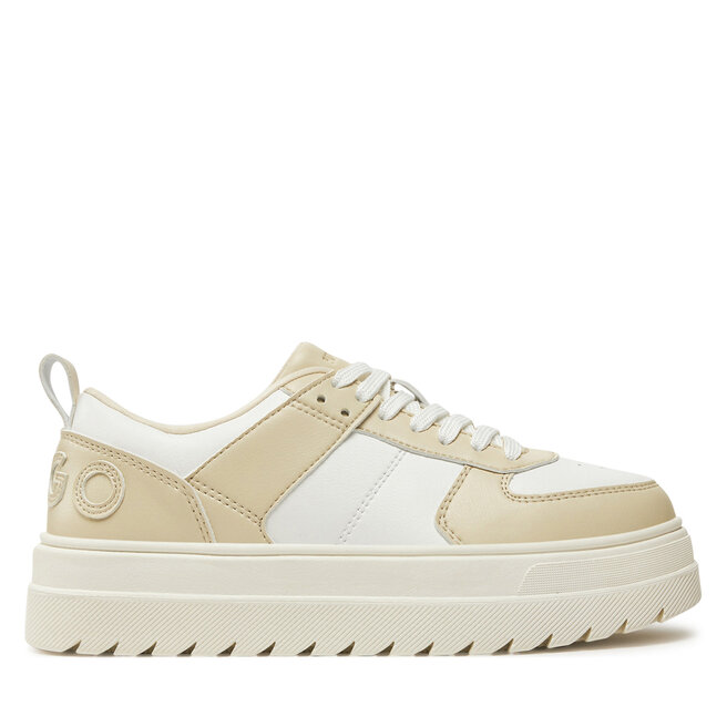 Sneakersy HUGO Lyssa 50536310 Beżowy - kobiece