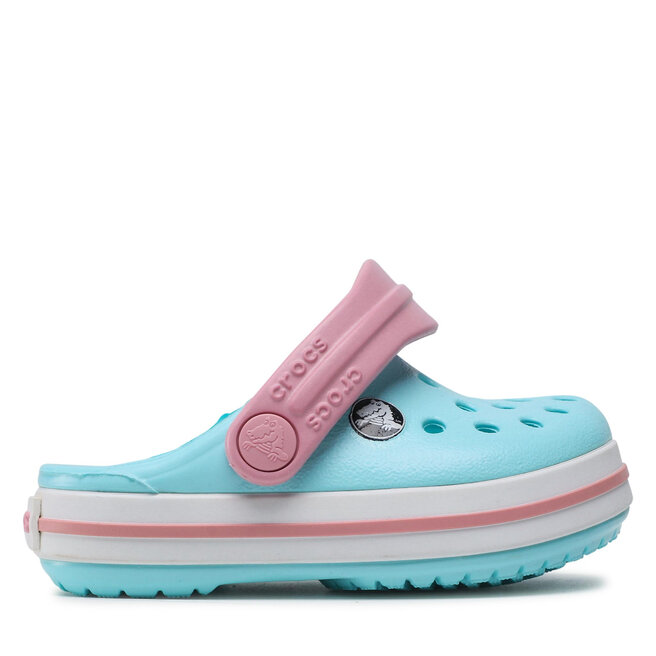 Klapki Crocs Crocband Clog T 207005 Błękitny -