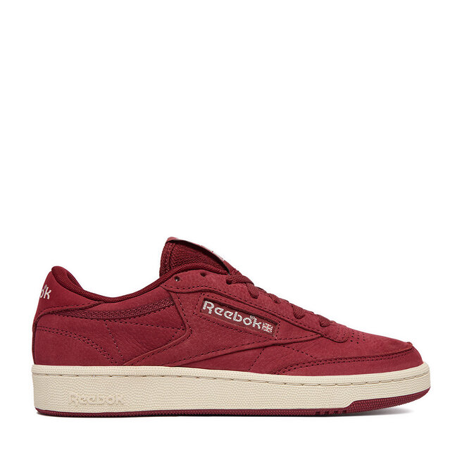 Sneakersy Reebok EO-CLUB C 85 100278995 Bordowy - kobiece
