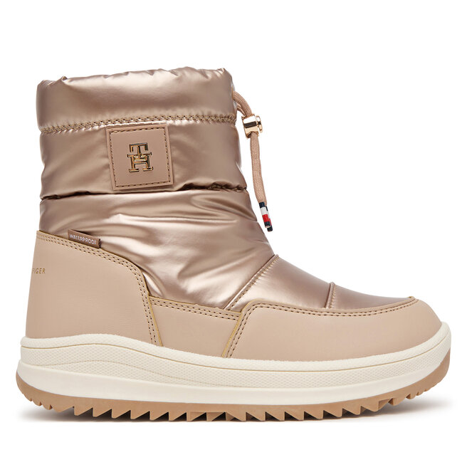 Śniegowce Tommy Hilfiger Loki T3AD-35206-1474 S Beżowy - dziewczęce
