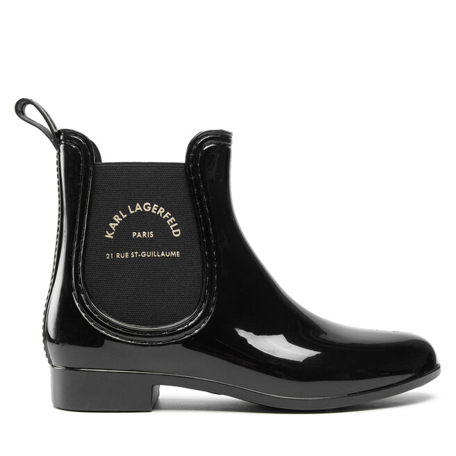 Kalosze KARL LAGERFELD KL94770 Czarny - kobiece