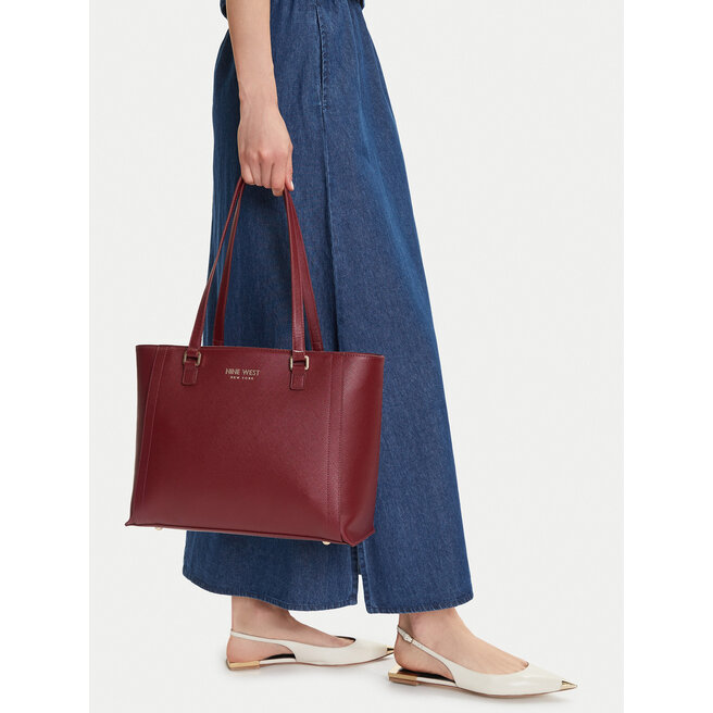 Torebka Nine West CEO-Midtown Maven-LX9844 Bordowy -