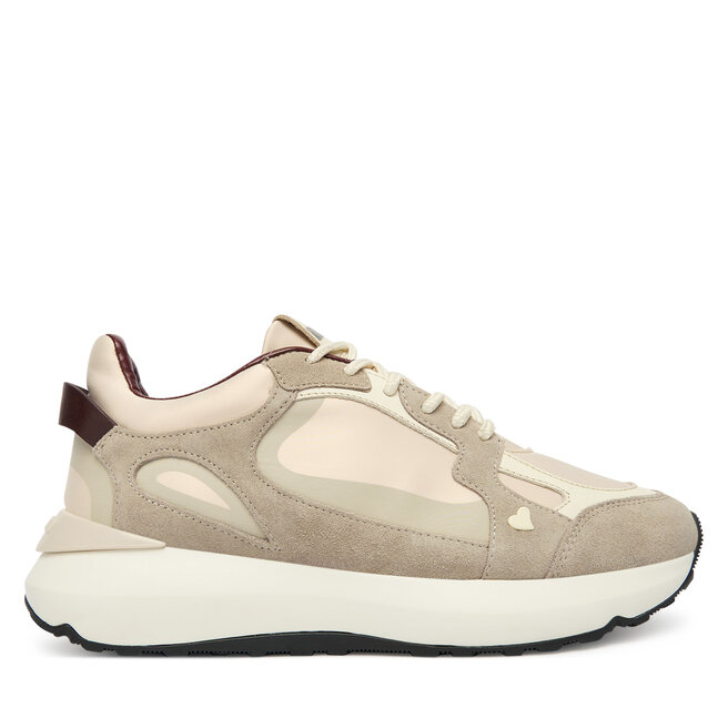 Sneakersy LOVE MOSCHINO JA15415G0NINE10A Beżowy - kobiece